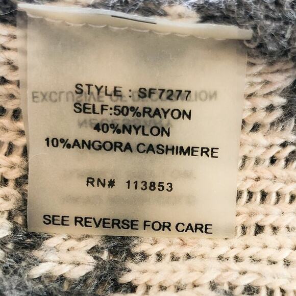 Market & Spruce Stitch Fix Angora Southwestern Aztec Boho Open Cardigan Size S - Picture 4 of 7